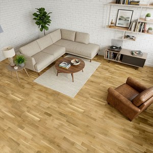 PARQUET PREFINITI - Rovere Naturale Verniciato Opaco - 3 Strip - Naturale -1